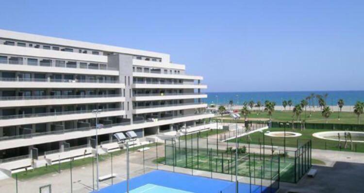 Apartamento Lujo, Primera Linea Playa, Garaje, Wifi, Piscina Climatizada Roquetas de Mar Eksteriør bilde
