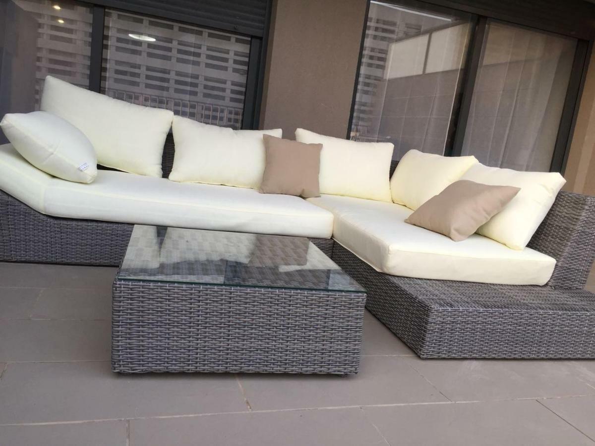 Apartamento Lujo, Primera Linea Playa, Garaje, Wifi, Piscina Climatizada Roquetas de Mar Eksteriør bilde