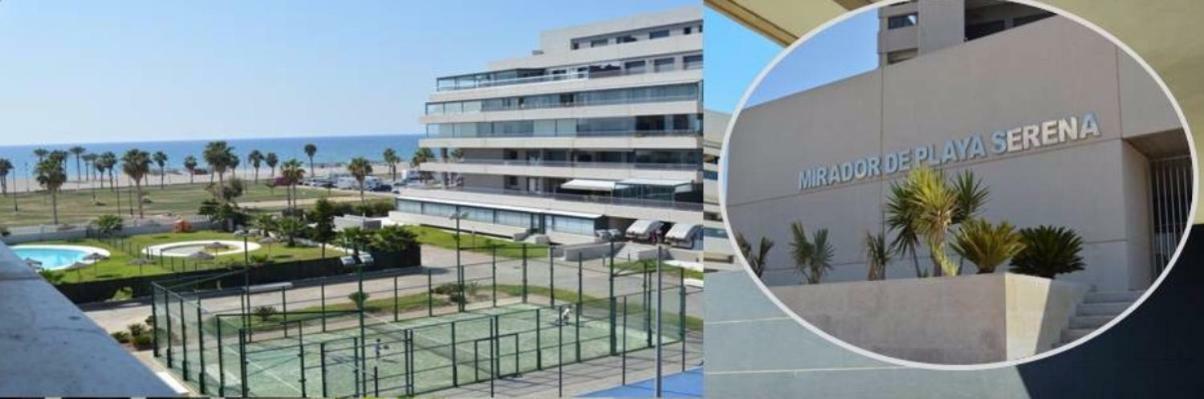 Apartamento Lujo, Primera Linea Playa, Garaje, Wifi, Piscina Climatizada Roquetas de Mar Eksteriør bilde
