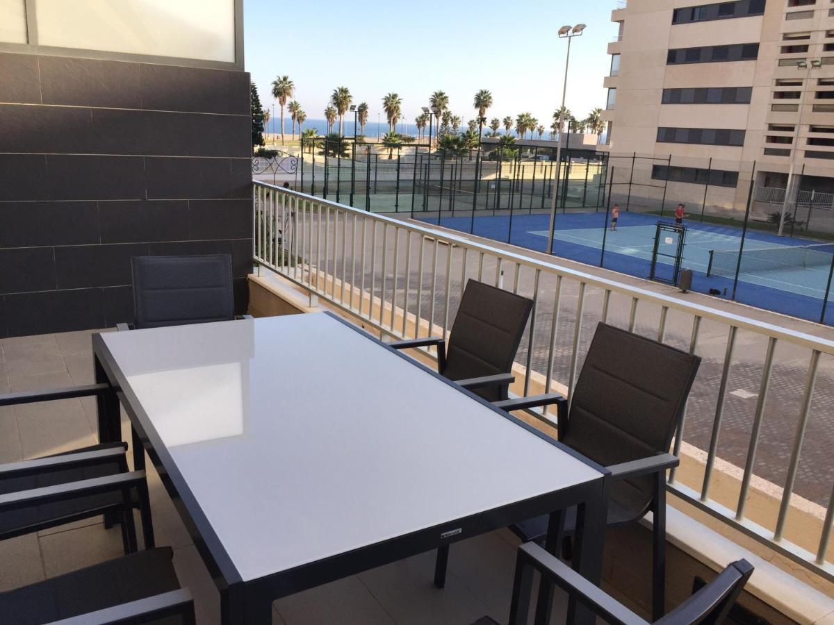 Apartamento Lujo, Primera Linea Playa, Garaje, Wifi, Piscina Climatizada Roquetas de Mar Eksteriør bilde